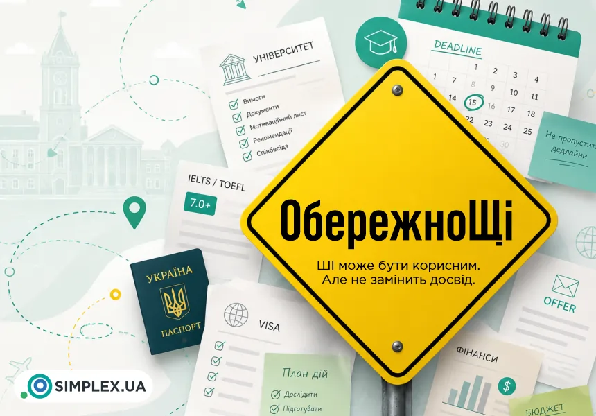 як штучний інтелект допомагає або шкодить вступу за кордон