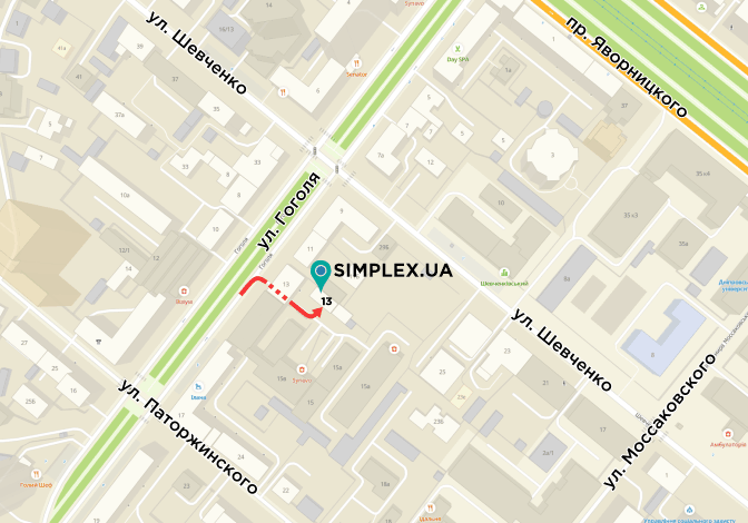 Образовательная компания SIMPLEX.UA Адрес